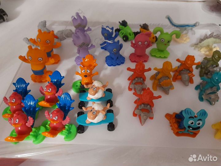 Игрушки из киндера, скрепыши