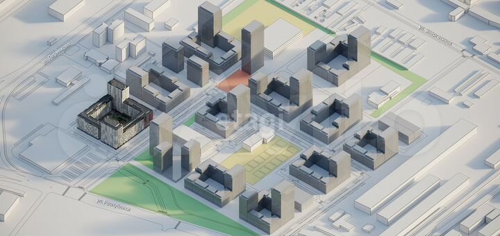 Квартира-студия, 25 м², 6/17 эт.