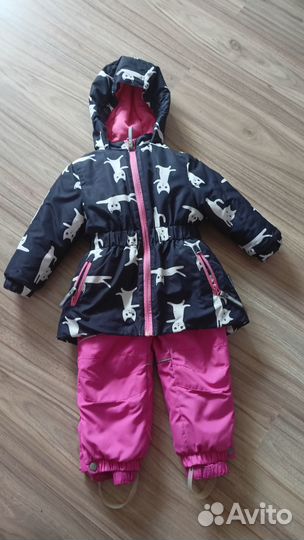 Комбинезон зимний для девочки 92-98