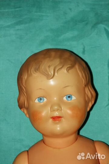 Кукла целлулоид антикварная винтаж 56 см СССР