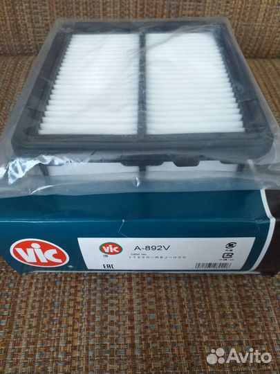 Воздушный фильтр VIC A-892V на Хонда Фрид