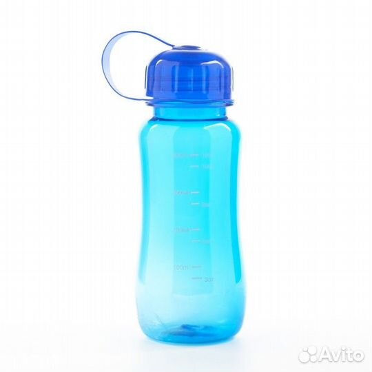 Бутылка для воды, 550 мл, 19 х 7 см, синий