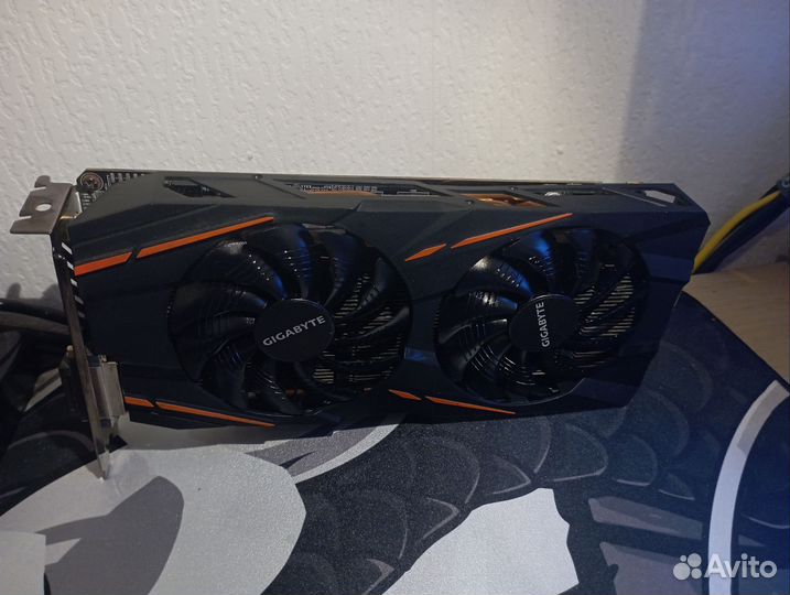 Игровая видеокарта rx 570 4gb gigabyte