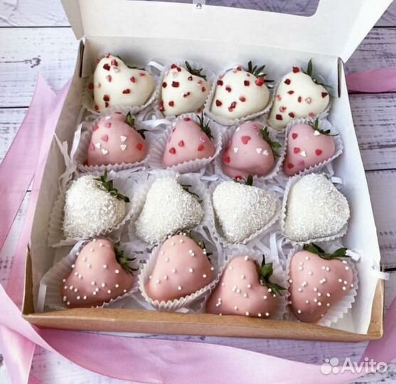 Клубника в шоколаде, подарок на праздник