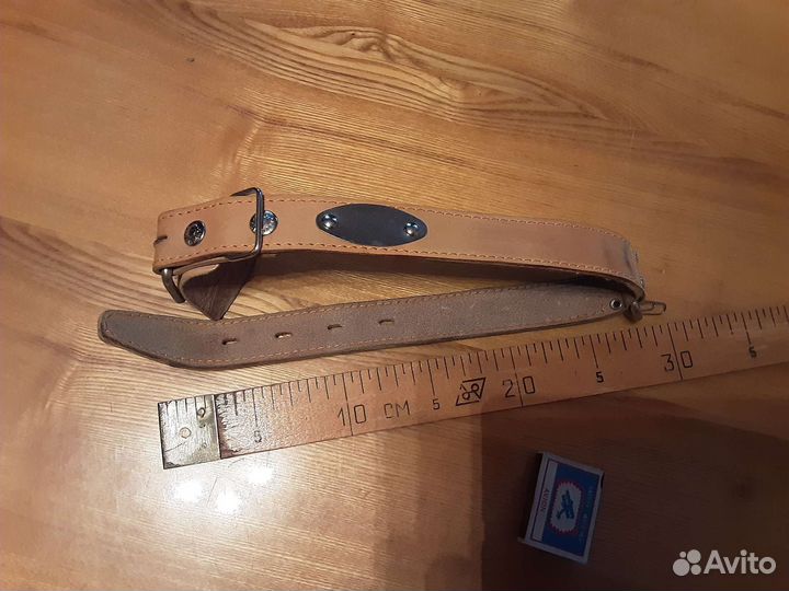 Новый кожаный ошейник
