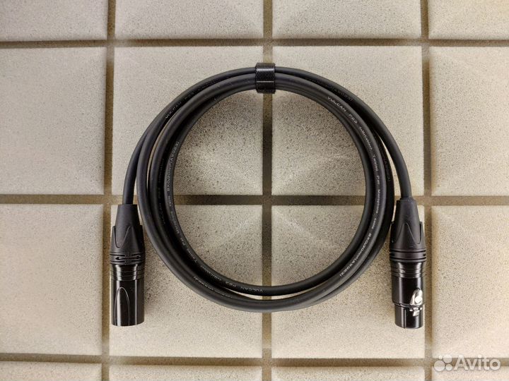 Xlr штекер на xlr гнездо mr. Cable vulcan p23 2м