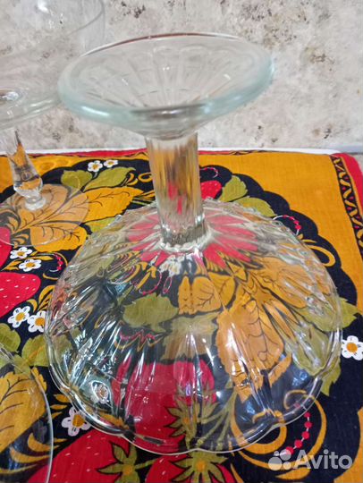 Ваза для фруктов на ножке СССР