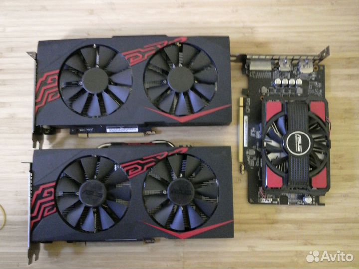 Видеокарта rx470 4gb rx550 4gb