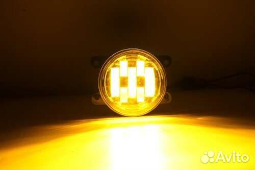 Противотуманные фары на газель 70w белый жёлтый