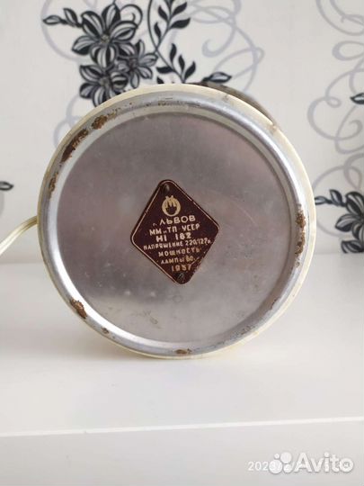 Настольная лампа СССР мрамор