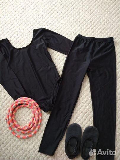 Гимнастические купальник, лосины