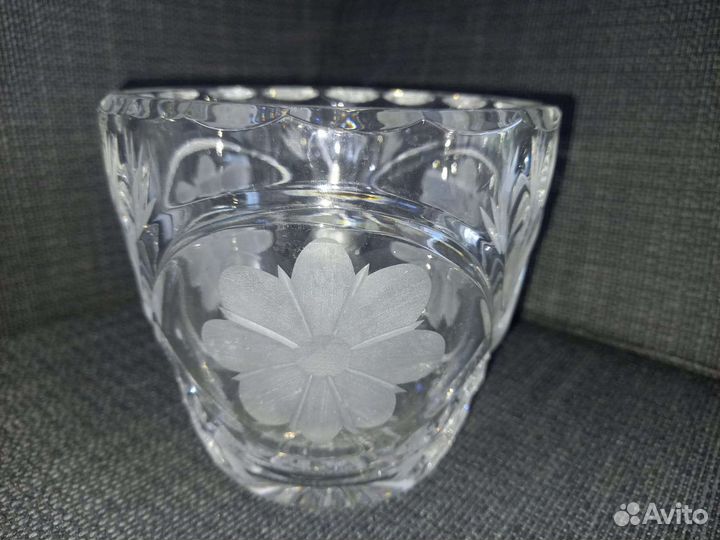 Ваза конфетница хрусталь СССР
