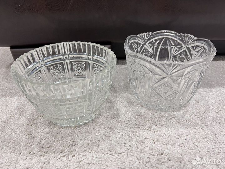 Салатники хрусталь СССР