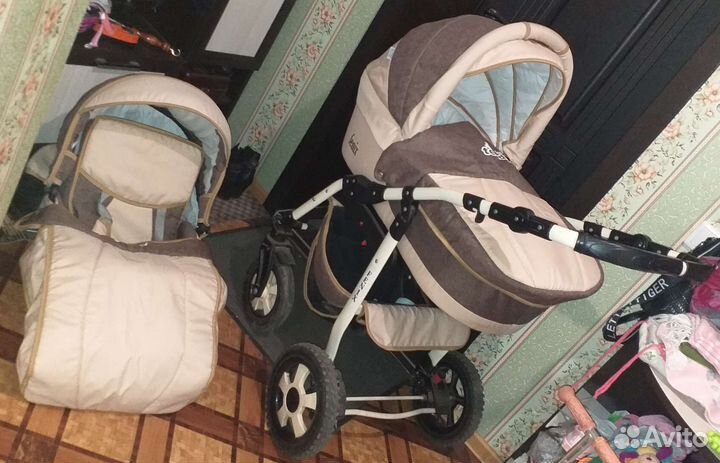 Коляска 2 в 1 fenix teddi