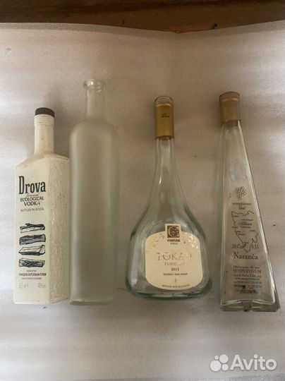 Бутылка стеклянная