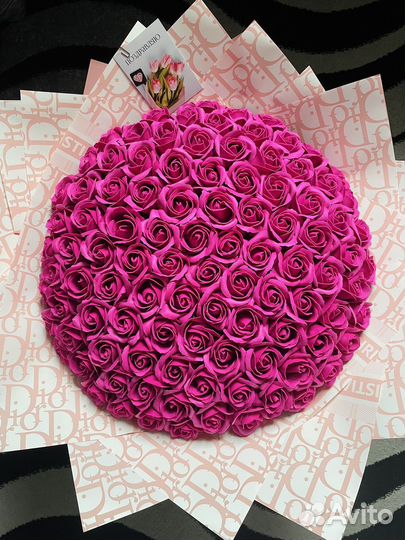 Мыльные букеты 101 роза букеты от 9 до 251 розы
