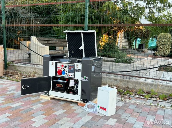 Генератор дизельный 10 kW G-power трехфазный 11000