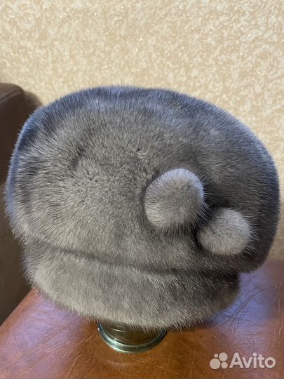 Шапка норковая берет