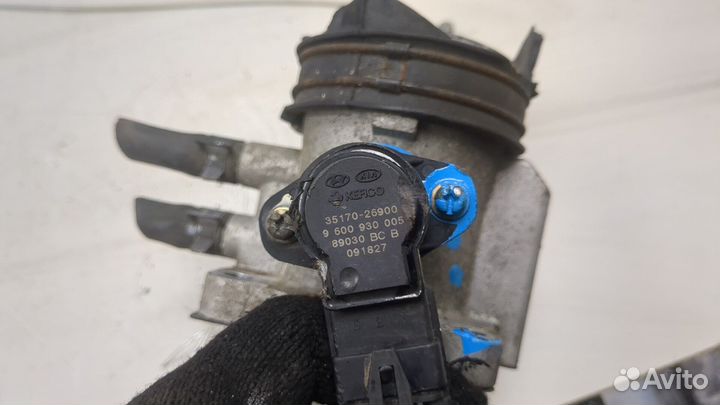 Заслонка дроссельная киа Rio, 2009