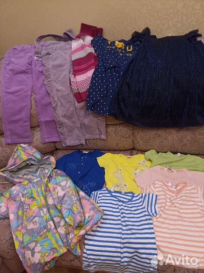 Детские вещи пакетом на девочку 110