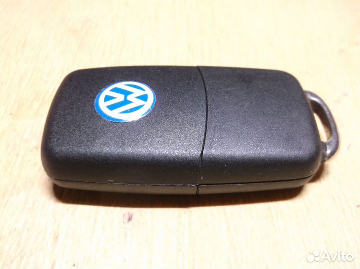 1J0 959 753 N VW чип ключ 2 кнопки