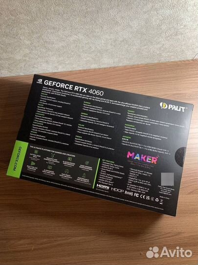 Видеокарта Palit nvidia GeForce RTX 4060 dual OC