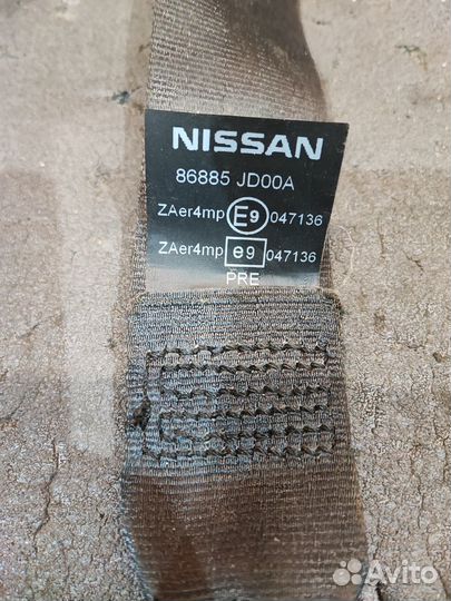 Ремни безопасности передние Nissan Qashqai J10
