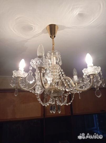Люстра хрустальная чехия