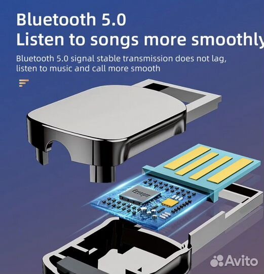 Новый Bluetooth-AUX адаптер автомобильный