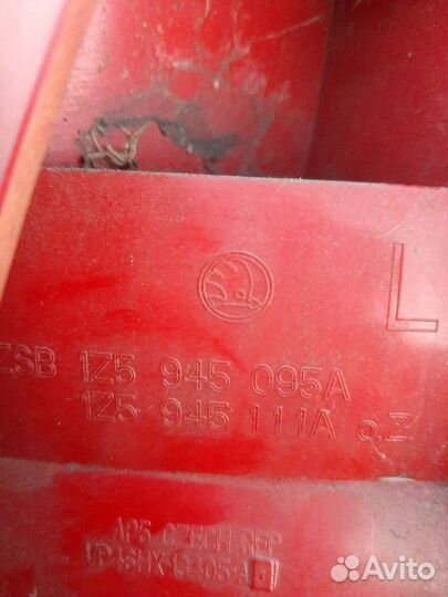 Фонарь Шкода Октавия А5 A5 оригинальный