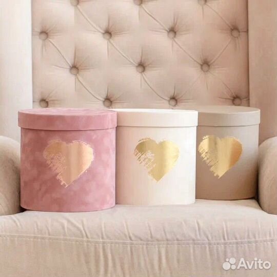 Подарочная коробка бархат опт