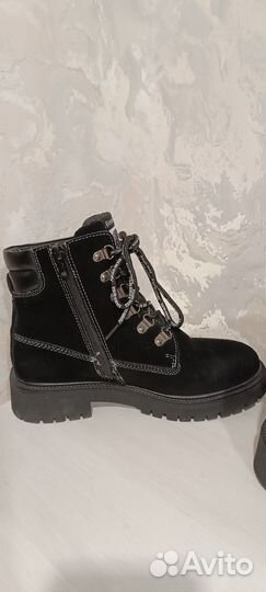Ботинки демисезонные 36 натуральная замша