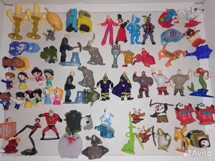 Киндер натунс марвел барби много других