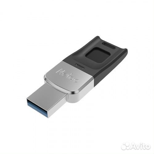 Flash Usb3.0 Netac US1 на 128GB (сканер пальца)