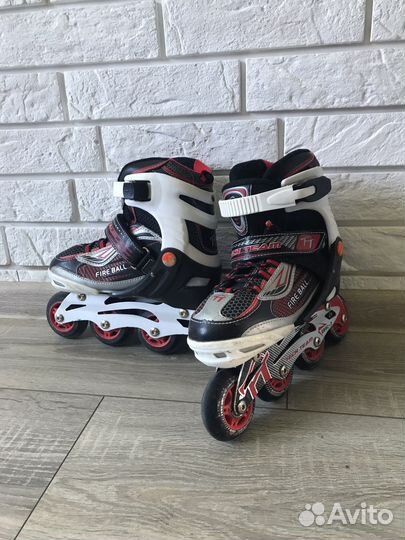 Роликовые коньки 35 38 детские