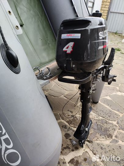 Лодочный мотор suzuki 4 л с 4 такта