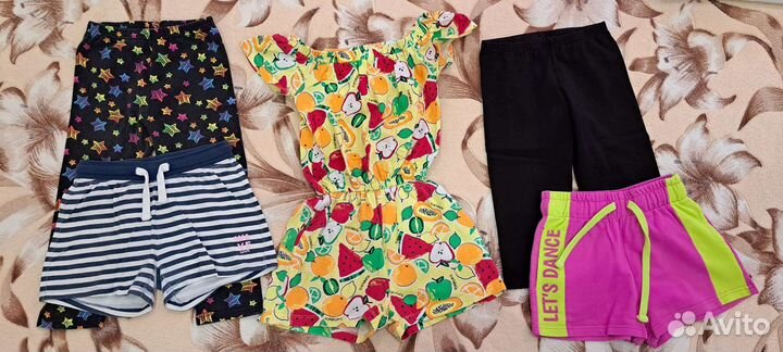 Летние вещи для девочки пакетом (р.134)