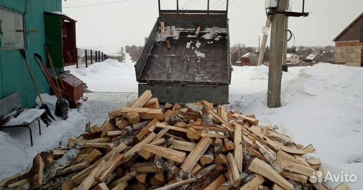 Дрова колотые ольха