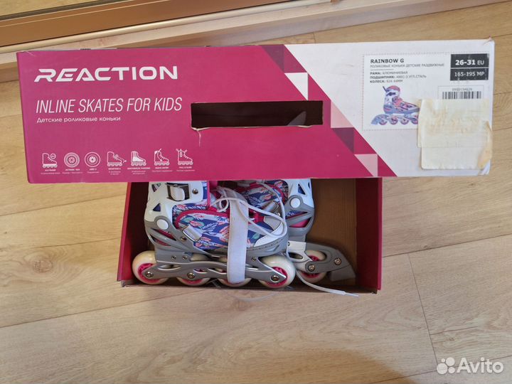 Ролики для девочки р 26-31