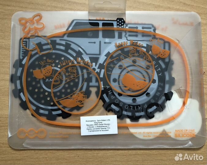 Пробка-фильтр в ванную детский