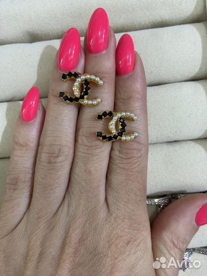 Серьги Chanel vip gift