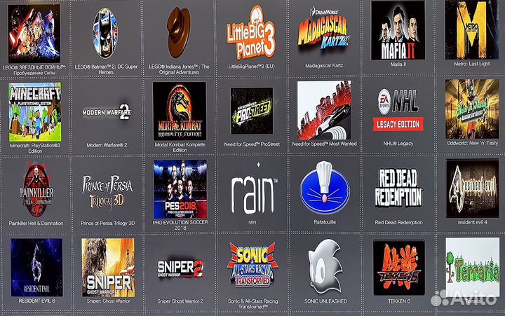 Игры для ps3 70 шт