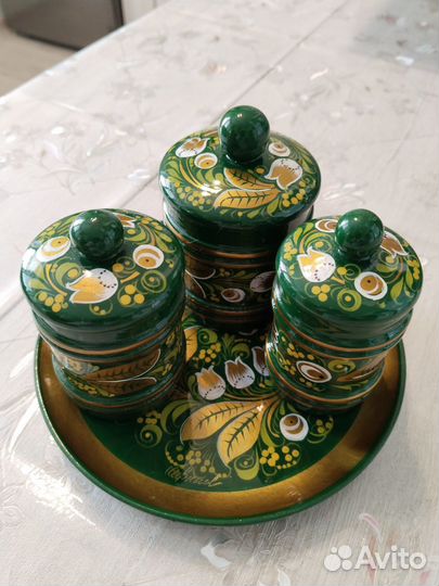 Сувенир Хохлома Набор для специй