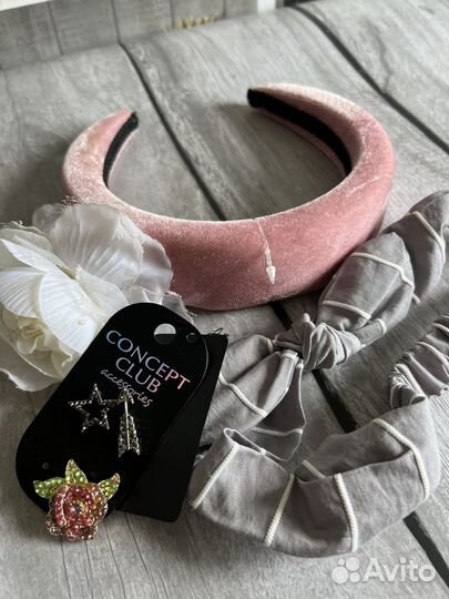 Ободок для волос, аксессуры, повязка, значки