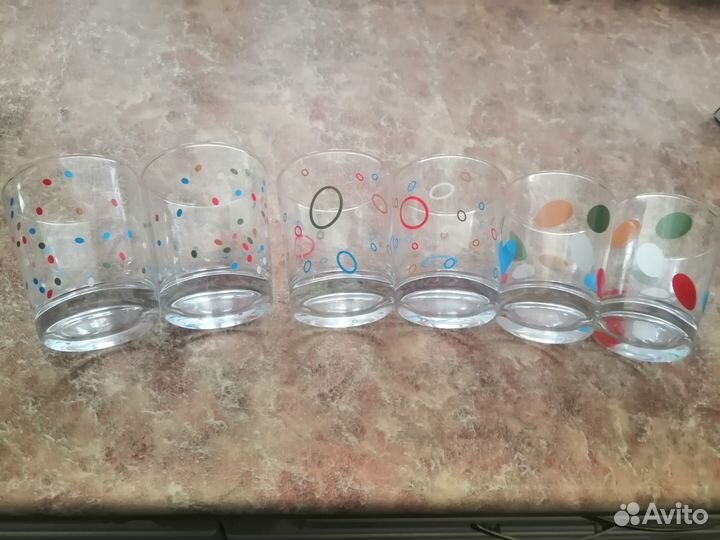 Набор стаканов для напитков икеа