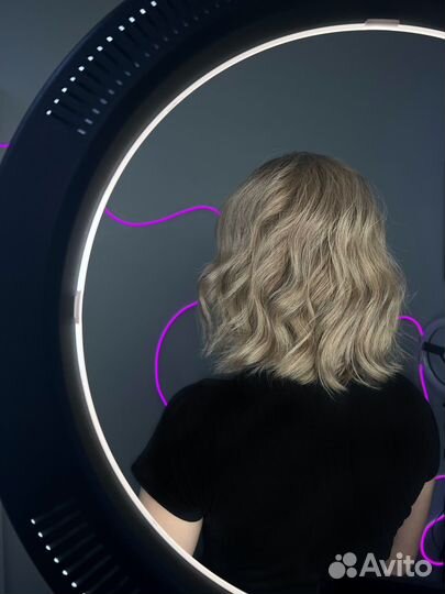 Модель на укладку волос