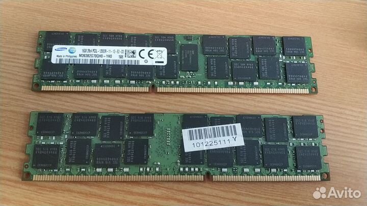 16Gb 12800R DDR3 1600 Samsung ecc reg