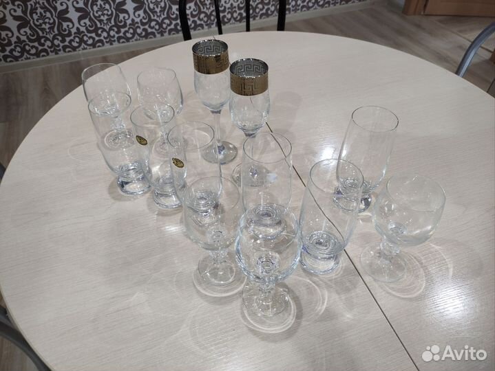 Бокалы богемское стекло