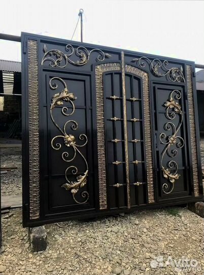 Ворота в Хасавюрте дизайн 2025 года на заказ