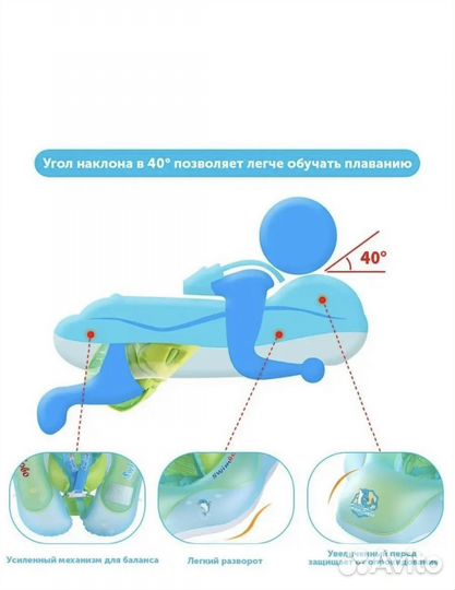 Надувной круг для детей swimbobo